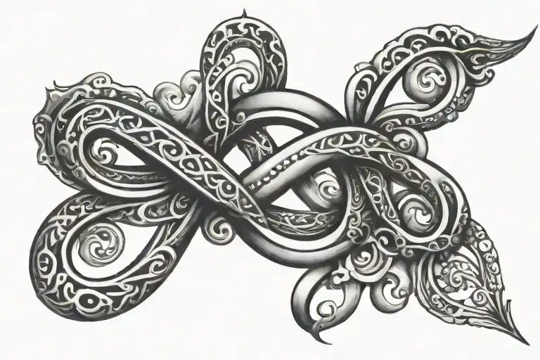 Infinity Symbol tattoo design idea