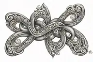 Infinity Symbol tattoo design idea