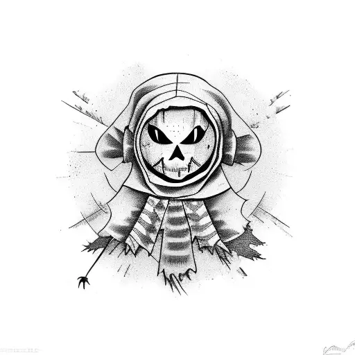 scarecrow tattoo design idea