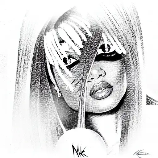 nicki minaj  lolipop photo photo but she is nubia  tattoo design idea