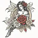 slut 4 u tattoo design idea