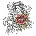 slut 4 u tattoo design idea