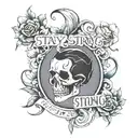 stay strong tattoo design idea
