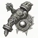 Oscar award tattoo design idea