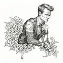 neil Patrick Harris  tattoo design idea
