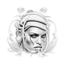 young thug tattoo design idea