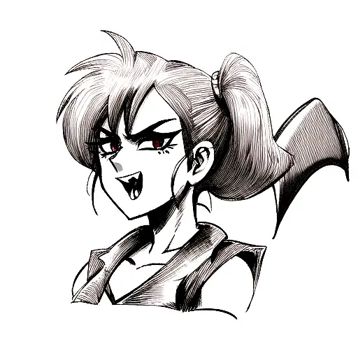 rockabilly dragon tattoo design idea