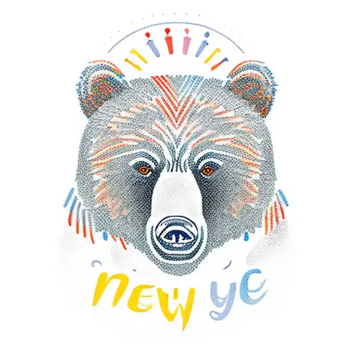 Bears Family tattoo design idea