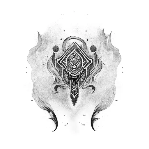 akali tattoo design idea