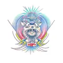 hope, sunshine, daydream tattoo design idea