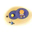 solar system tattoo design idea