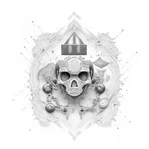 Thug Life tattoo design idea