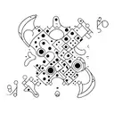 Crying Puzzle tattoo design idea