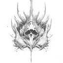 bloodborne hunters mark tattoo design idea