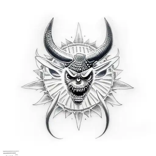 beelzebub tattoo design idea
