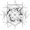 Constellation of aries tattoo design idea