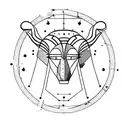 Constellation of aries tattoo design idea