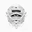 mascara oni tattoo design idea