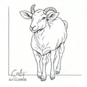 cult of the lamb tattoo design idea