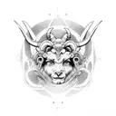 gemini aries leo tattoo design idea