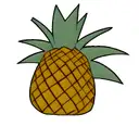 Pineapple tattoo design idea