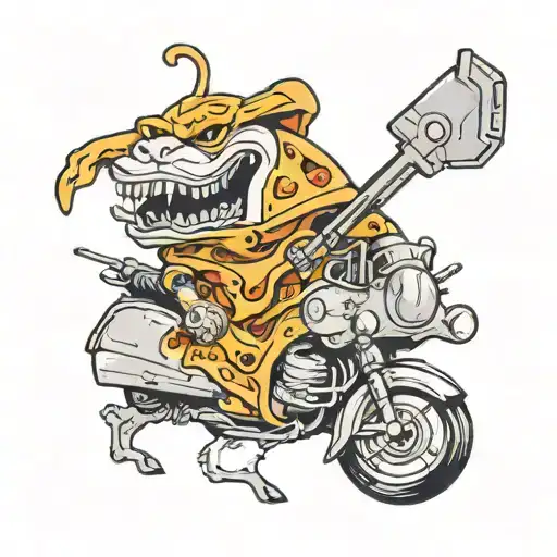 ravioli tattoo design idea