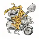 ravioli tattoo design idea