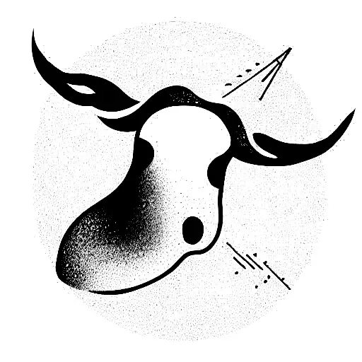 Ox Gemini tattoo design idea