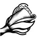 conch shell from spongebob tattoo design idea