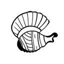 conch shell from spongebob tattoo design idea