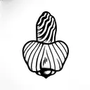 conch shell from spongebob tattoo design idea