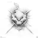 da vinci  tattoo design idea