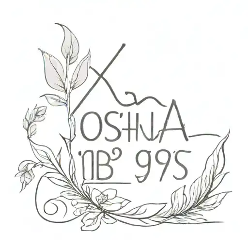 joshua 1:9, T1D, highs & lows  tattoo design idea