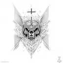 Triple Cross tattoo design idea