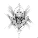 Triple Cross tattoo design idea