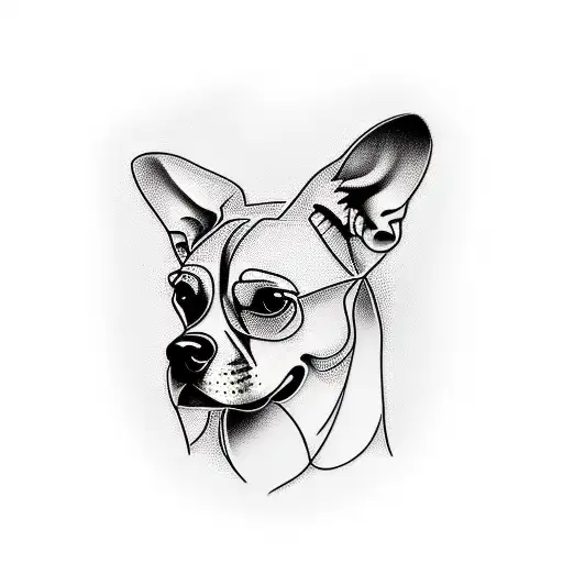beagle tattoo design idea