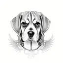 beagle tattoo design idea