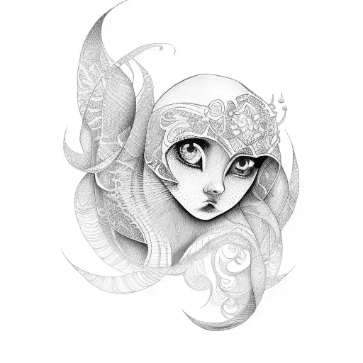 Dalia + margarita tattoo design idea