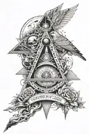 conspiracy theory  tattoo design idea