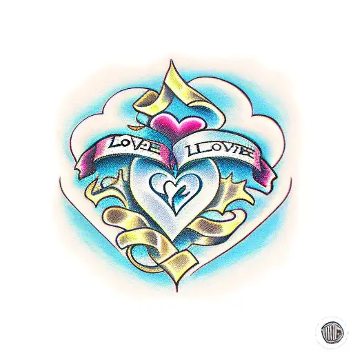 love shouldn't hurt  tattoo design idea