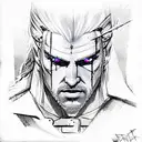 the Witcher tattoo design idea
