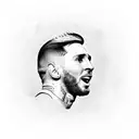 tatto similar of Messi's  tattoo design idea