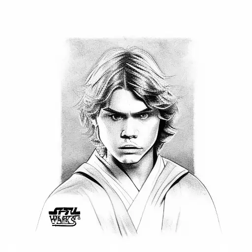 Anakin Skywalker  tattoo design idea