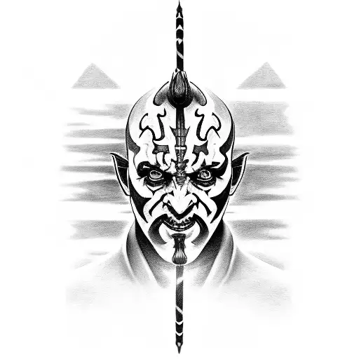 Darth Maul tattoo design idea