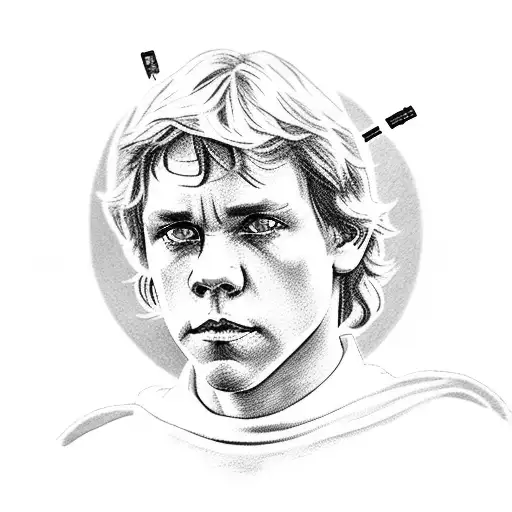 Luke Skywalker tattoo design idea