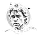 Luke Skywalker tattoo design idea