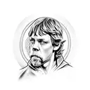 Luke Skywalker tattoo design idea