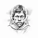 Luke Skywalker tattoo design idea