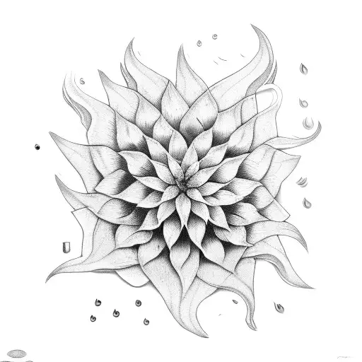 torch ginger tattoo design idea