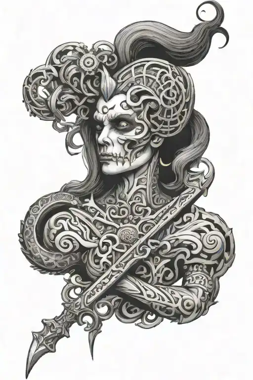 the word immortal  tattoo design idea